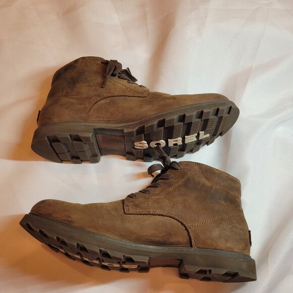 Sorel Men's Madison II Chukka Boots Tobacco Brown Leather 9.5 - Picture 5 of 10